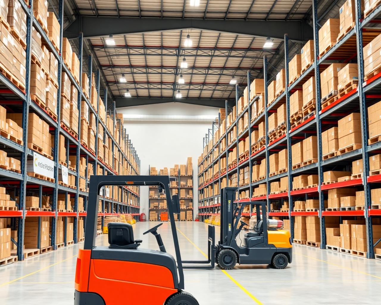 Entrepôt logistique moderne
